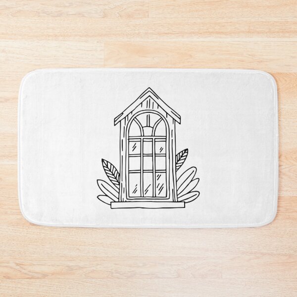 Item preview, Illustration of a window in a Victorian house designed and sold by rasagamastore.