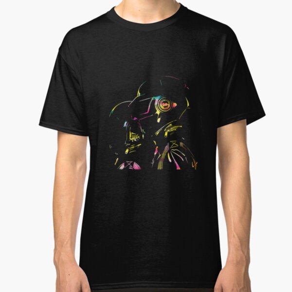 Daft Punk — Glowing Silhouette Type A Classic T-Shirt