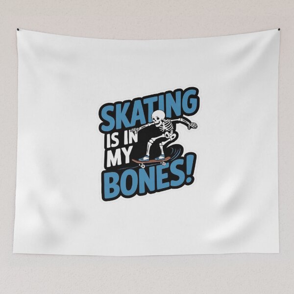 Item preview, Skating is in my Bones! designed and sold by Gentle40Winks.