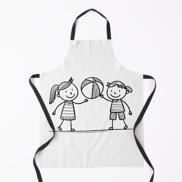 Item preview, Drawing of children playing with beach balls designed and sold by rasagamastore.
