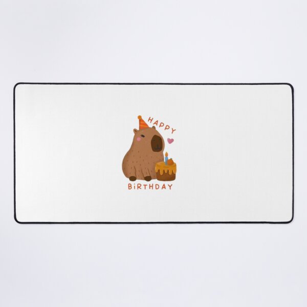 Item preview, Capybara holiday Happy Birthday Congratulations designed and sold by Aloelora.