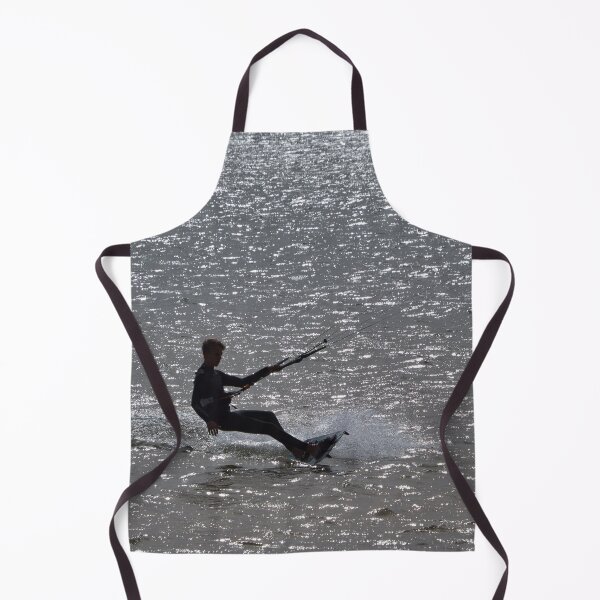 Item preview, Silhouette of a Kitesurfer Against a Shimmering Sea designed and sold by Rui Valverde.