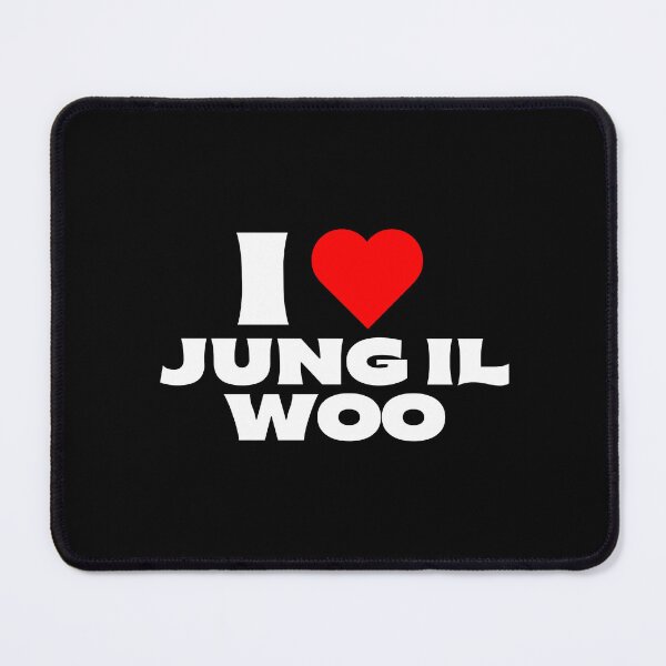 Item preview, I Love Jung Il-woo – White Fonts designed and sold by Itsheartshop.