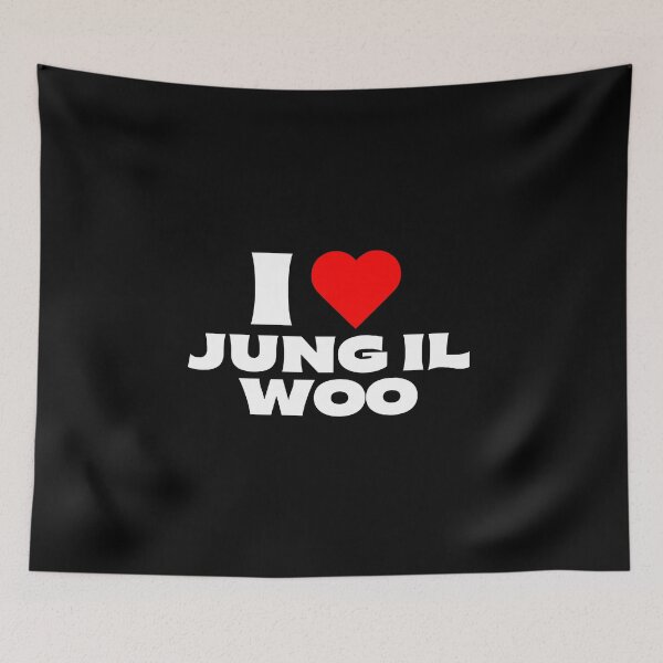 Item preview, I Love Jung Il-woo – White Fonts designed and sold by Itsheartshop.