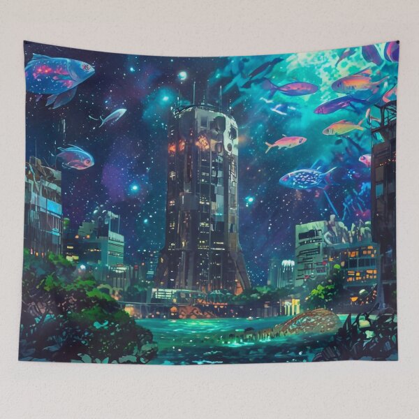 Item preview, Fish in the City designed and sold by M-Y-A-R-T-.