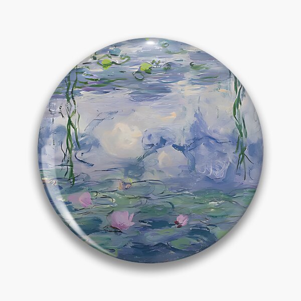 Item preview, Water Lilies - Claude Monet's Impressionist Masterpiece designed and sold by Happy-Karma.