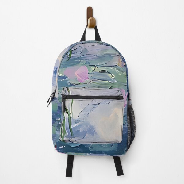 Item preview, Water Lilies - Claude Monet's Impressionist Masterpiece designed and sold by Happy-Karma.