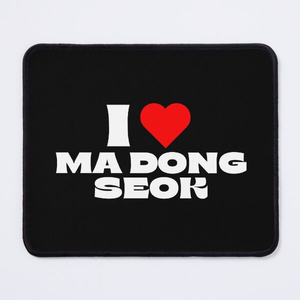 Item preview, I Love MA Dong-seok – White Fonts designed and sold by Itsheartshop.