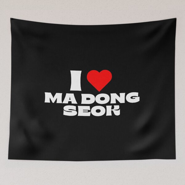 Item preview, I Love MA Dong-seok – White Fonts designed and sold by Itsheartshop.