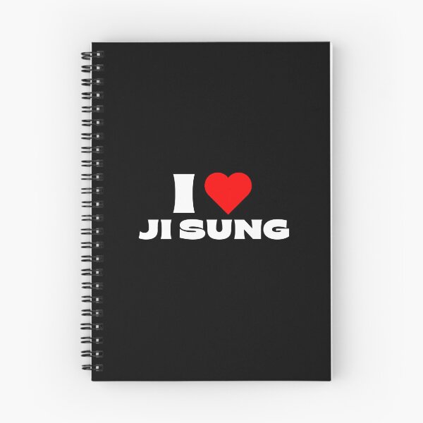 Item preview, I Love Ji Sung – White Fonts designed and sold by Itsheartshop.