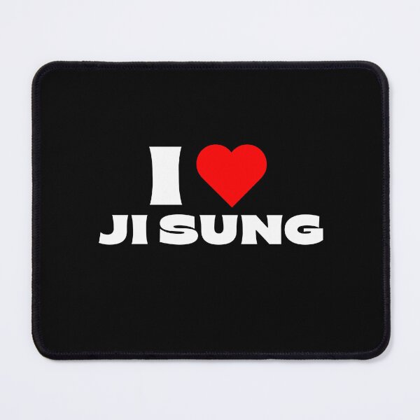 Item preview, I Love Ji Sung – White Fonts designed and sold by Itsheartshop.
