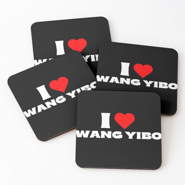 Item preview, I Love Wang Yibo – White Fonts designed and sold by Itsheartshop.
