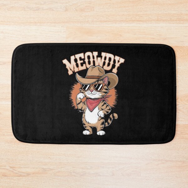 Item preview, Cute Cowboy Cat with Meowdy designed and sold by love3617.