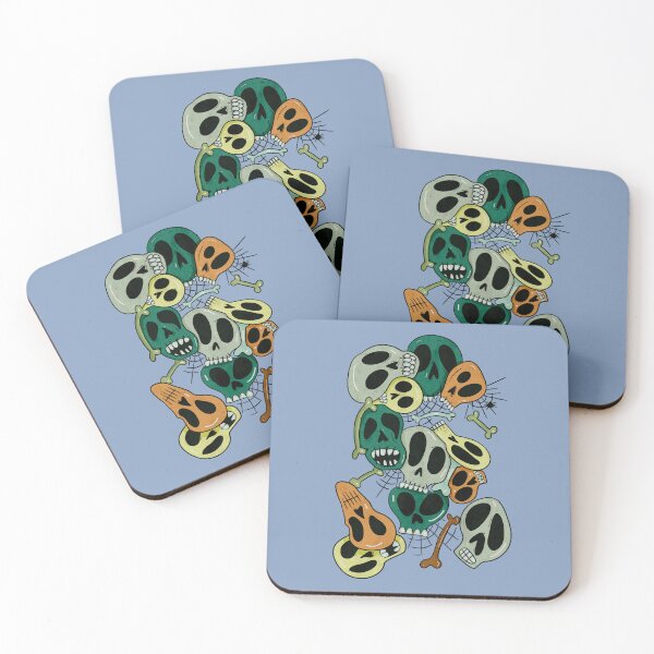 Item preview, Skulls and Bones in Cobwebs designed and sold by wildjellybeans.