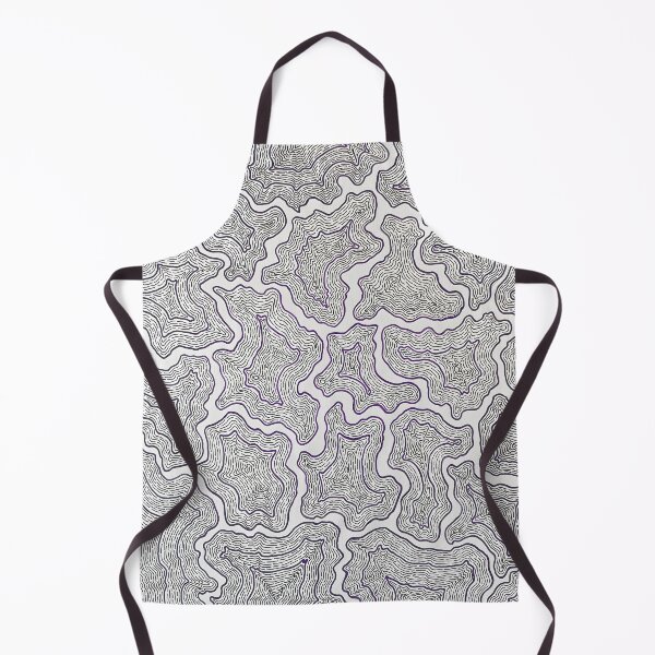 Item preview, Funky Purple White Abstract Shapes designed and sold by ViviNyks.