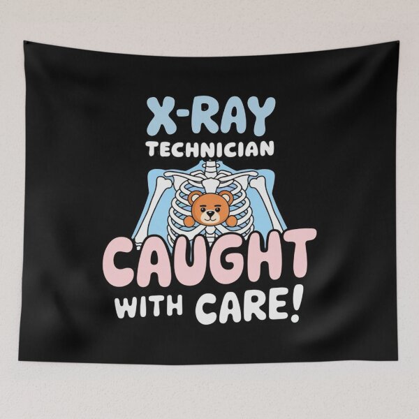 Item preview, X-Ray Technician Humor | Caught With Care Medical Fun designed and sold by BunBuntheDog-.