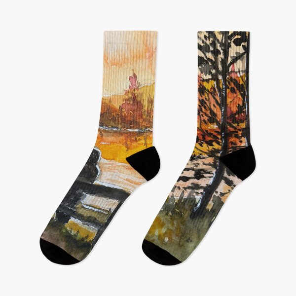 Item preview, Immersed In Autumn Watercolor designed and sold by TheArtCave.