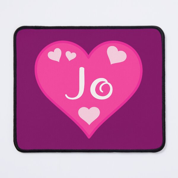 Item preview, Jo Name Pink Heart designed and sold by Jeallan Designs.