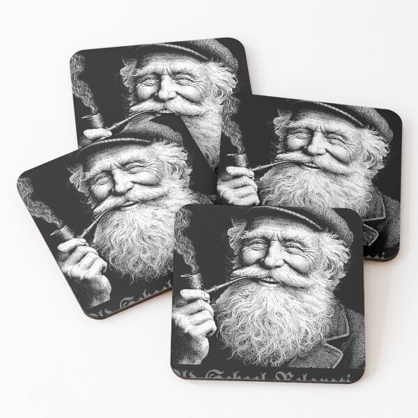 Item preview, Funny grandpa rocks with his pipe - A relaxed life designed and sold by posterflunz.