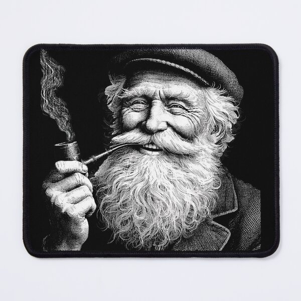 Item preview, Funny grandpa rocks with his pipe - A relaxed life designed and sold by posterflunz.