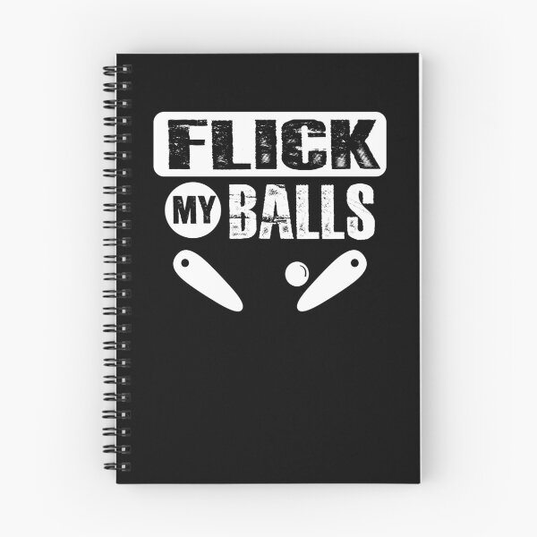 Item preview, Flick My Balls Funny Pinball Arcade Gamer Men's Pinball Gear designed and sold by DynamicDesign.