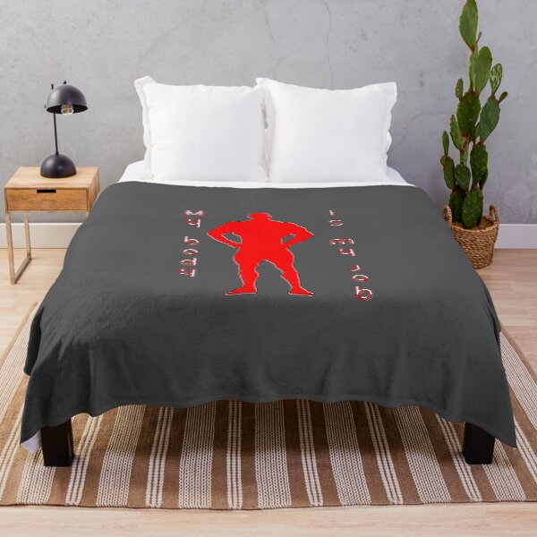 Item preview, Bold Red Muscular Silhouette - Strength and Power designed and sold by 4rpixs.