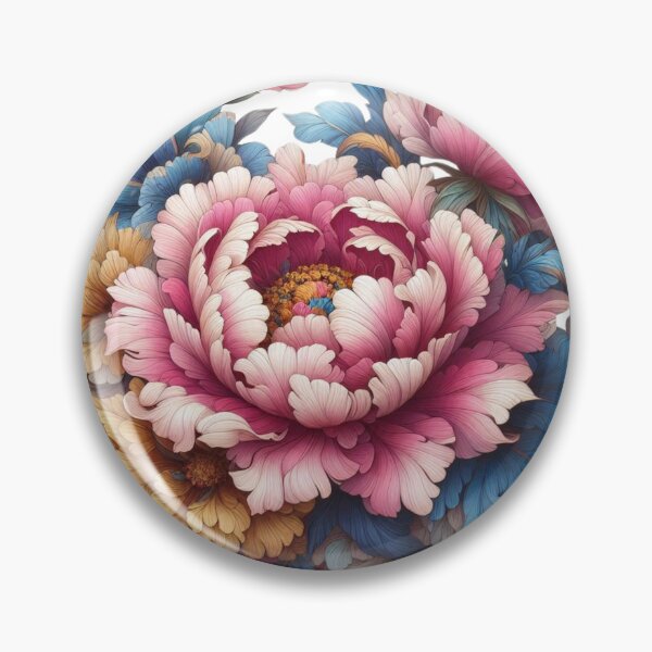 Item preview, Vibrant Floral Arrangement in Full Bloom Beauty designed and sold by AjugaPaint.