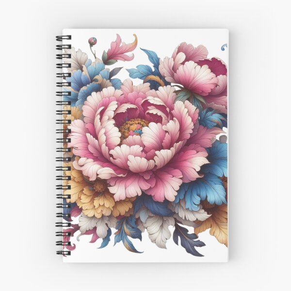 Item preview, Vibrant Floral Arrangement in Full Bloom Beauty designed and sold by AjugaPaint.