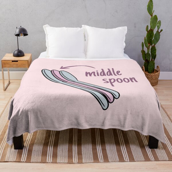 Item preview, Funny Polyamorous Matching Middle Spoon designed and sold by Furia LGBTQ+ Accessories.