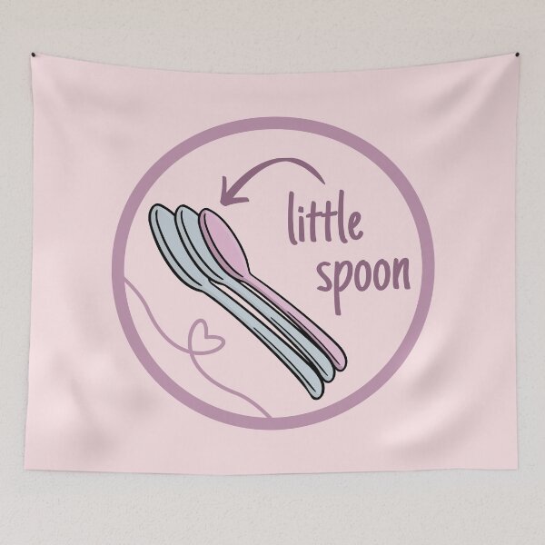 Item preview, Funny Polyamorous Matching Little Spoon designed and sold by Furia LGBTQ+ Accessories.