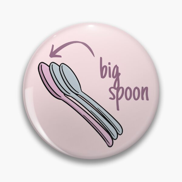 Item preview, Funny Polyamorous Matching Big Spoon designed and sold by Furia LGBTQ+ Accessories.