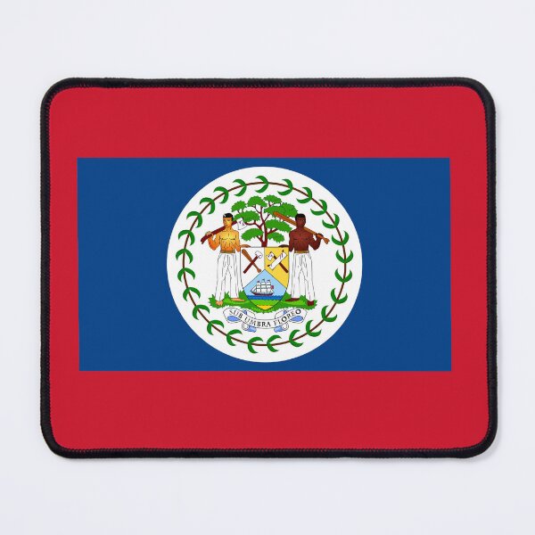 Item preview, Belize Flag Print: Unity in Diversity and Heritage designed and sold by communedesigns.