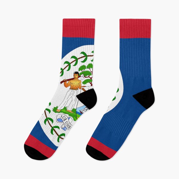 Item preview, Belize Flag Print: Unity in Diversity and Heritage designed and sold by communedesigns.