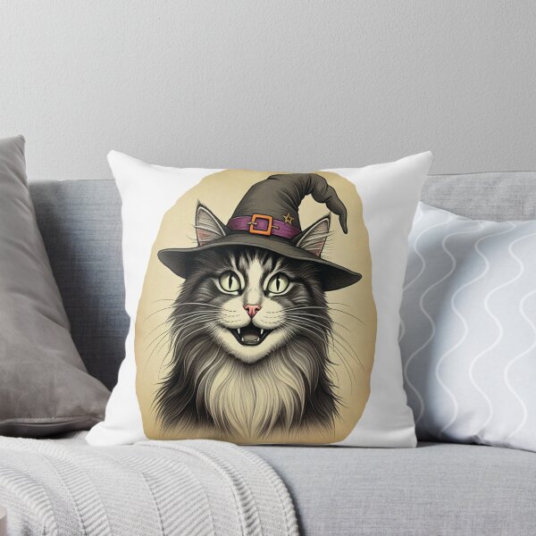 Item preview, Wizard Cat Halloween designed and sold by BlackCoralArt.