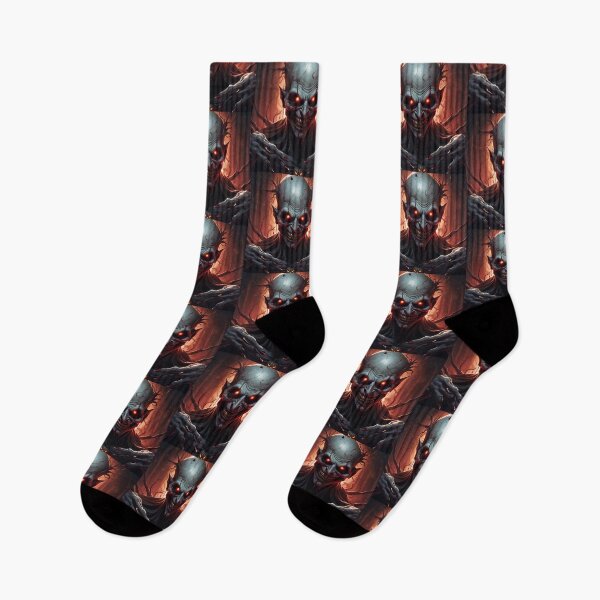 Item preview, Demon with Glowing Eyes in the Forest on Halloween Night designed and sold by GrizzlyCollective.