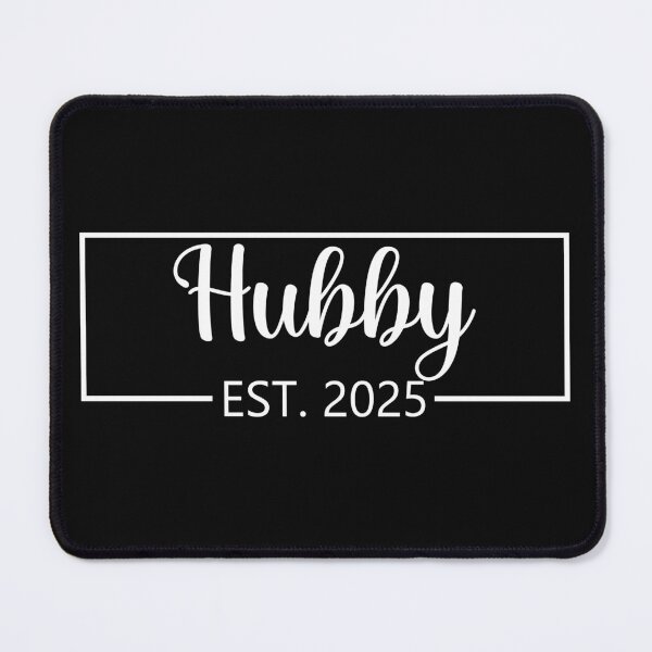 Item preview, Hubby Est 2025 | Hubby Wifey 2025 | Engagement Gift | Honeymoon | Wedding Anniversary 2025 designed and sold by Christina-grich.