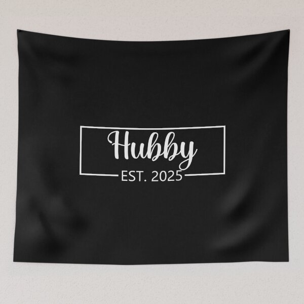 Item preview, Hubby Est 2025 | Hubby Wifey 2025 | Engagement Gift | Honeymoon | Wedding Anniversary 2025 designed and sold by Christina-grich.
