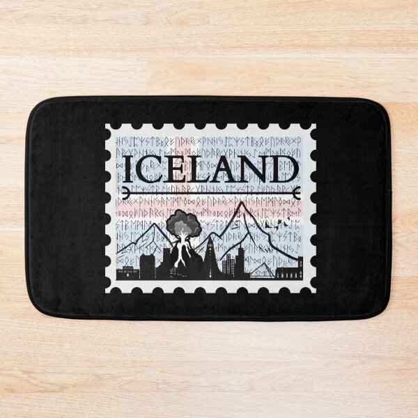 Aperçu de l'œuvre Timbre Islande – Cadeaux amusants pour les passionnés d'Islande créée et vendue par iX-Physio.