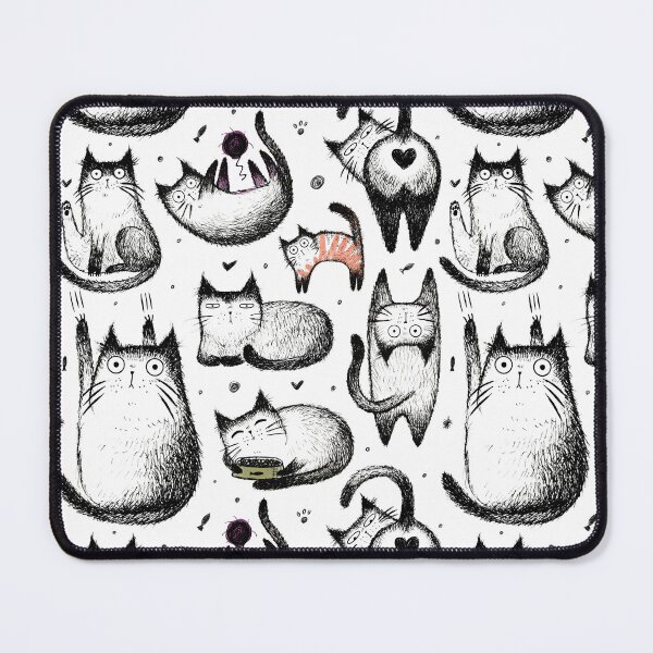 Item preview,  Hand drawn illustration sketch of funny cats designed and sold by Makitsu Neko.