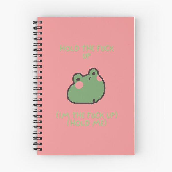 Item preview, Hold The Eff Up Frog designed and sold by BrickedBrands.