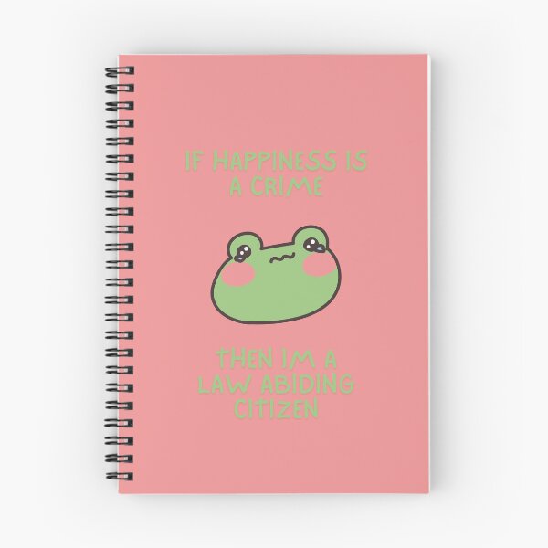 Item preview, If Happiness Is A Crime Frog designed and sold by BrickedBrands.