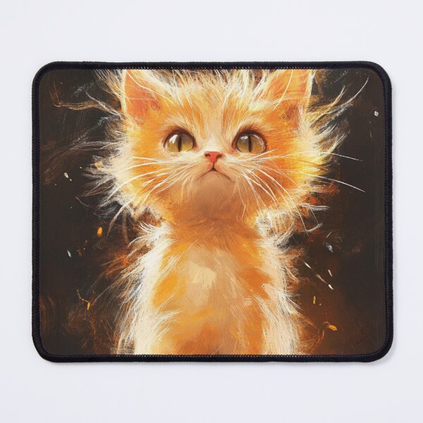 Item preview, Little Shiny Tater Tot Cat Art designed and sold by GrinGalore.