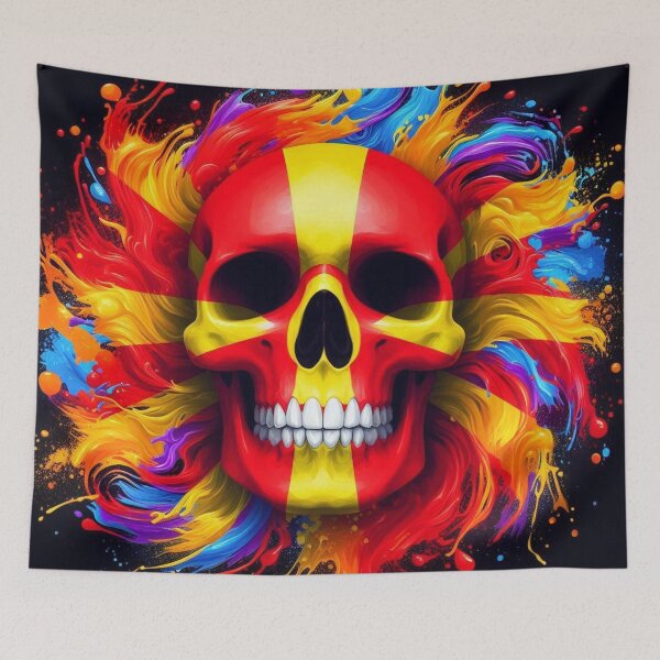 Item preview, North Macedonia Skull designed and sold by RaF71PrO.