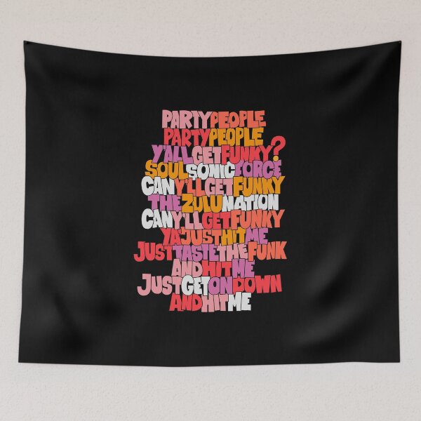 Item preview,  Afrika Bambaataa - Planet Rock Block Letter Hip-Hop Design designed and sold by Boogosh.
