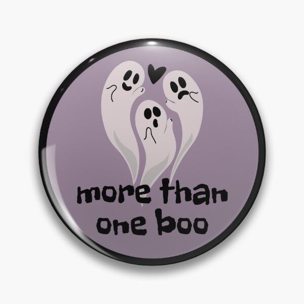 Item preview, More Than One Boo Spooky Polyamorous designed and sold by Furia LGBTQ+ Accessories.