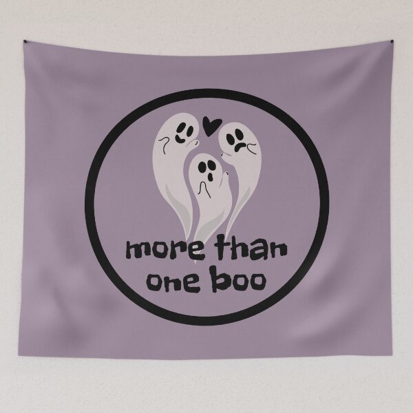 Item preview, More Than One Boo Spooky Polyamorous designed and sold by Furia LGBTQ+ Accessories.