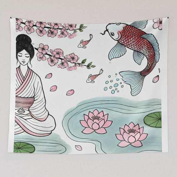 Item preview, Asian Zen Queen designed and sold by ValerieStOnge.