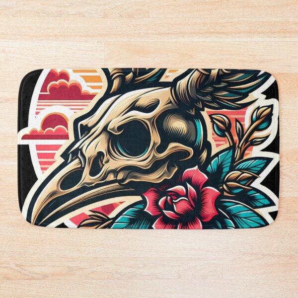 Item preview, bird skull with horns designed and sold by Fabian-Artes.