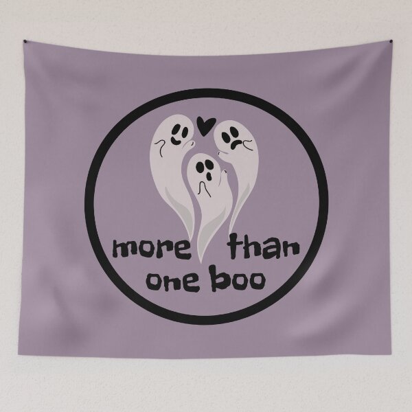 Item preview, More Than One Boo Spooky Polyamorous designed and sold by Furia LGBTQ+ Accessories.