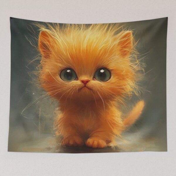 Item preview, Tater Tot Cat Fan Illustration designed and sold by GrinGalore.